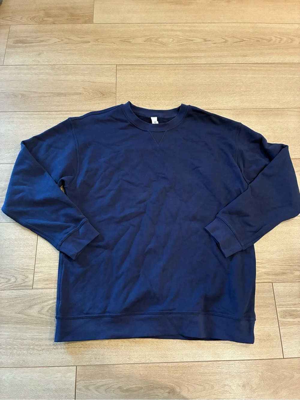 Lululemon Women’s All Yours Crew Neck Sweatshirt True Navy Size 14